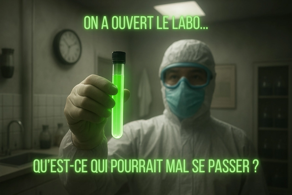 On a ouvert le Labo, qu’est-ce qu’il pourrait mal se passer ?